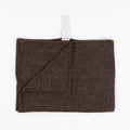 Big Linen Towel - Brown Pattern