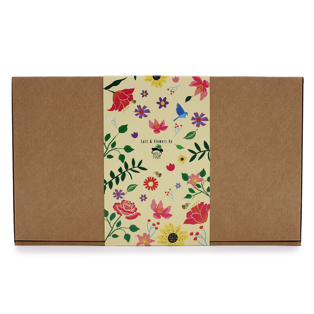 Wild Hare dárková koupelová sada Salt & Flowers – Total Detox