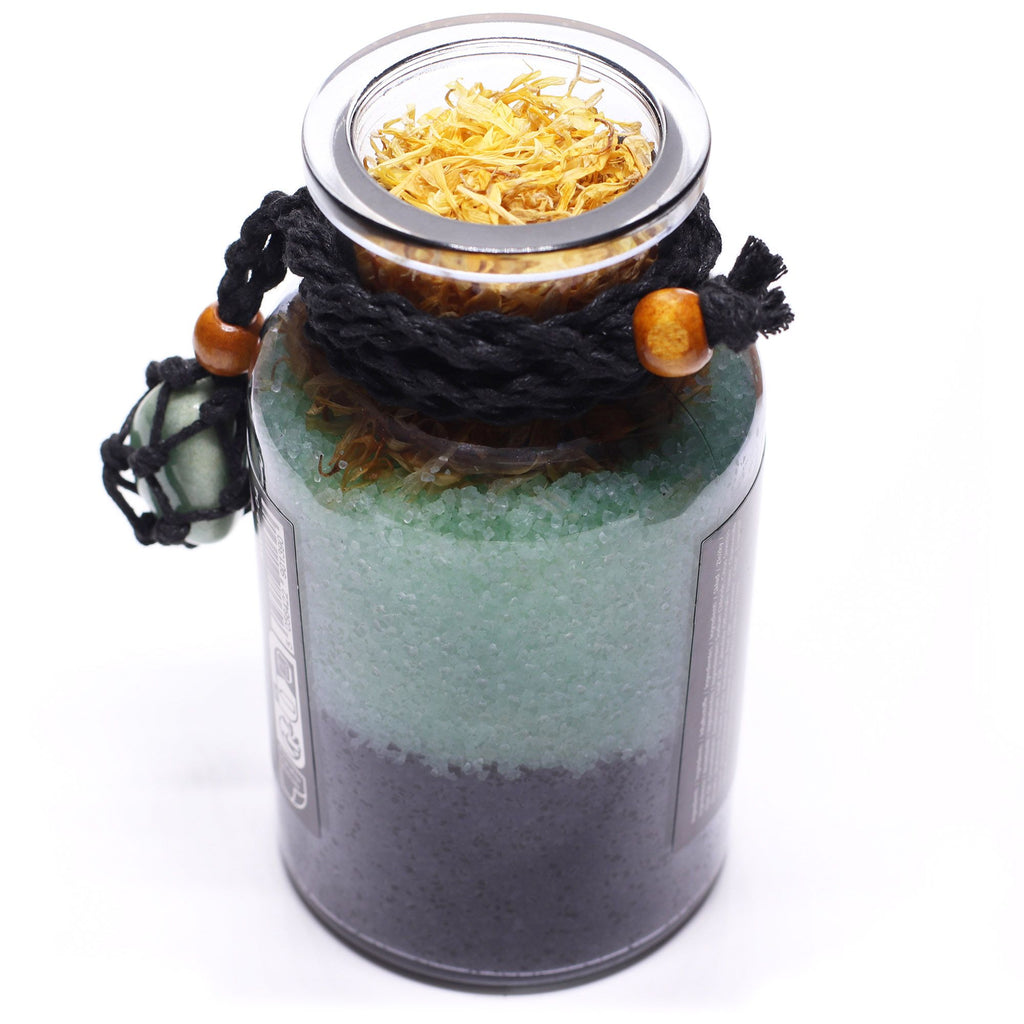Ancient Witch – Magická koupelová sůl Prosperita s avanturínovým amuletem | Prosperity 240 g