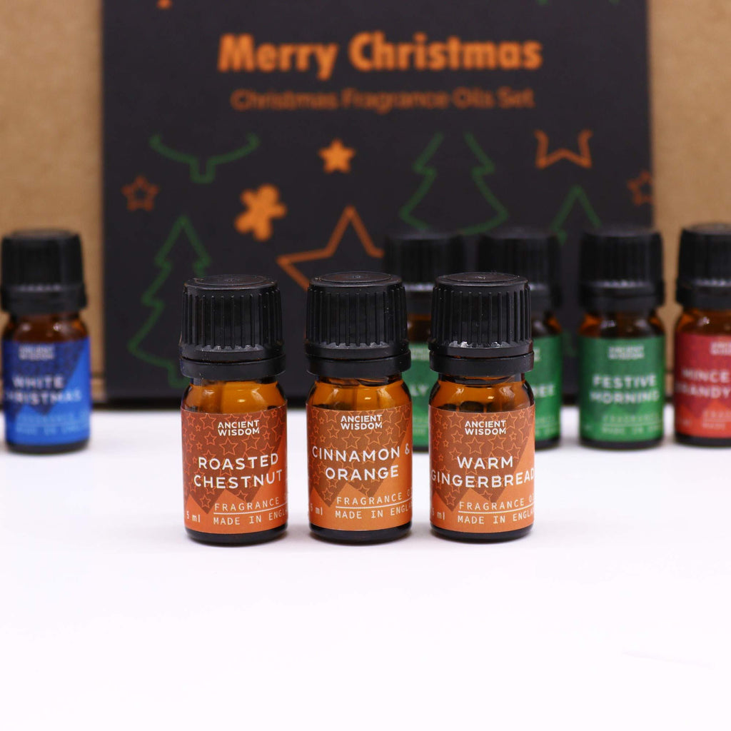Festive Delights – Vánoční sada vonných olejů 12 × 5 ml