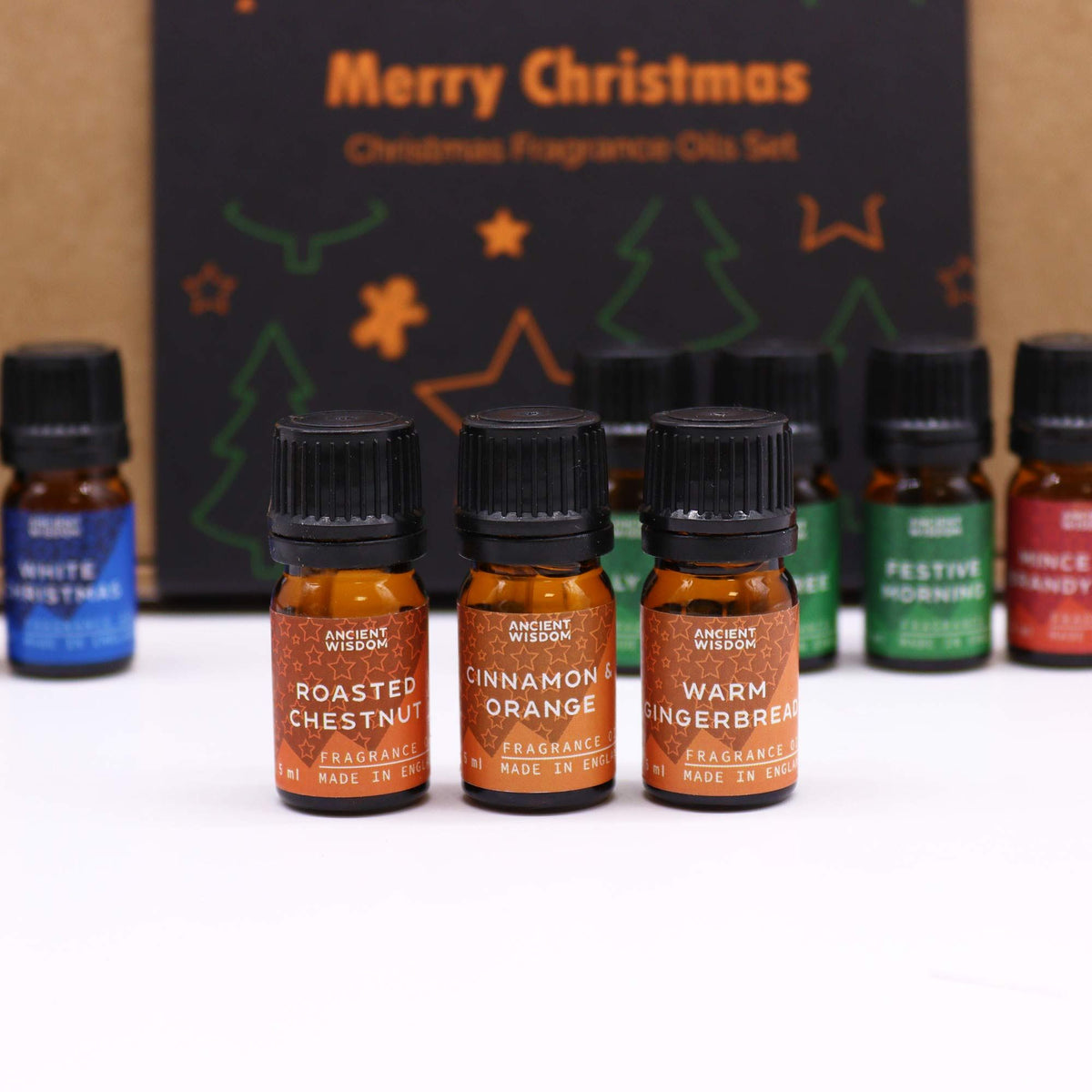 Festive Delights – Vánoční sada vonných olejů 12 × 5 ml