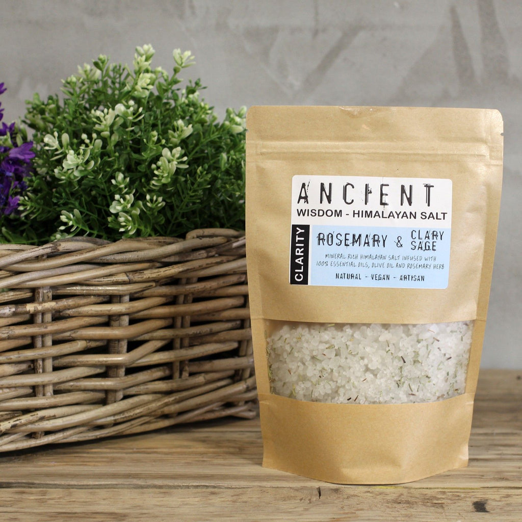 Himálajská koupelová sůl Clarity – Rozmarýn & Muškátová šalvěj 500 g