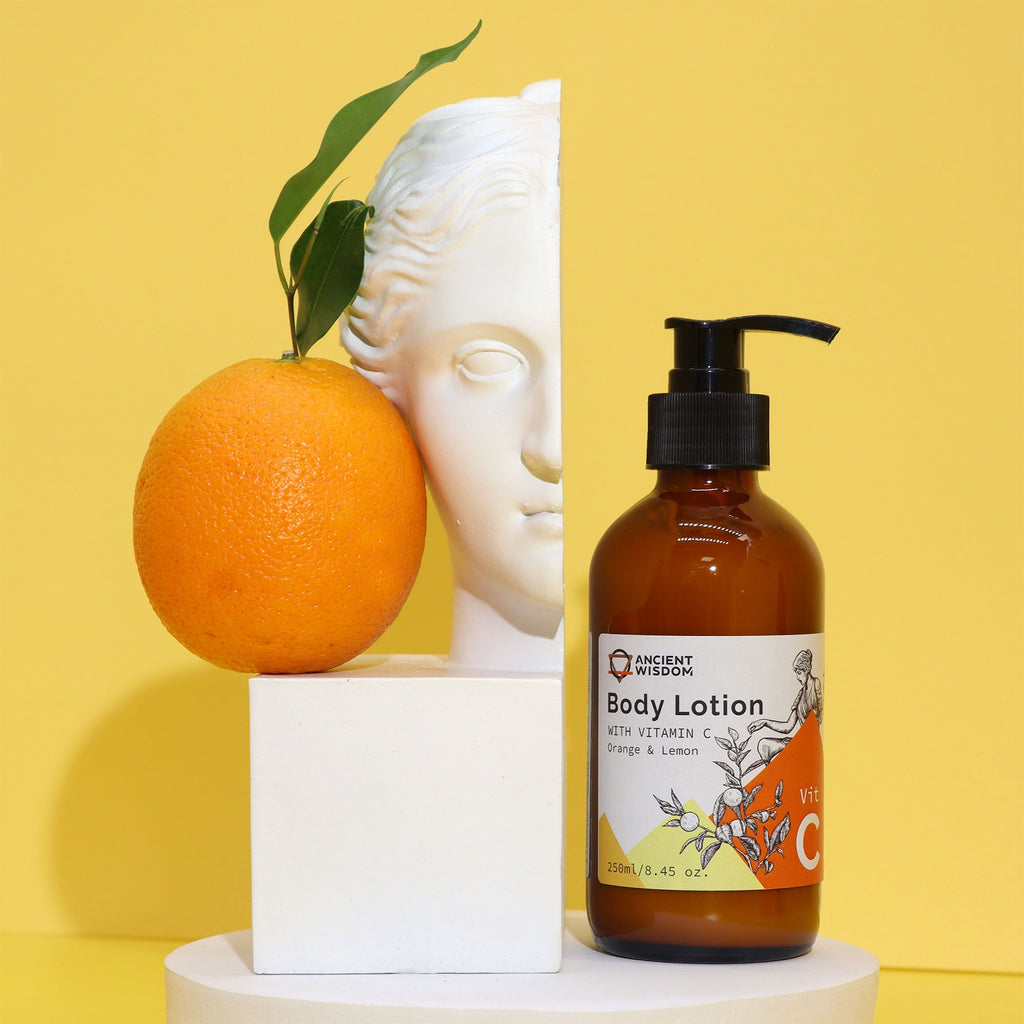 Tělové mléko s vitaminem C – pomeranč & citron – 250 ml