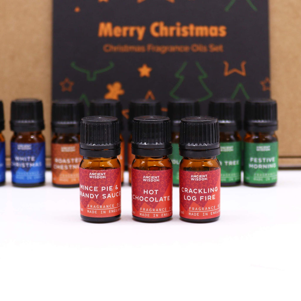Festive Delights – Vánoční sada vonných olejů 12 × 5 ml