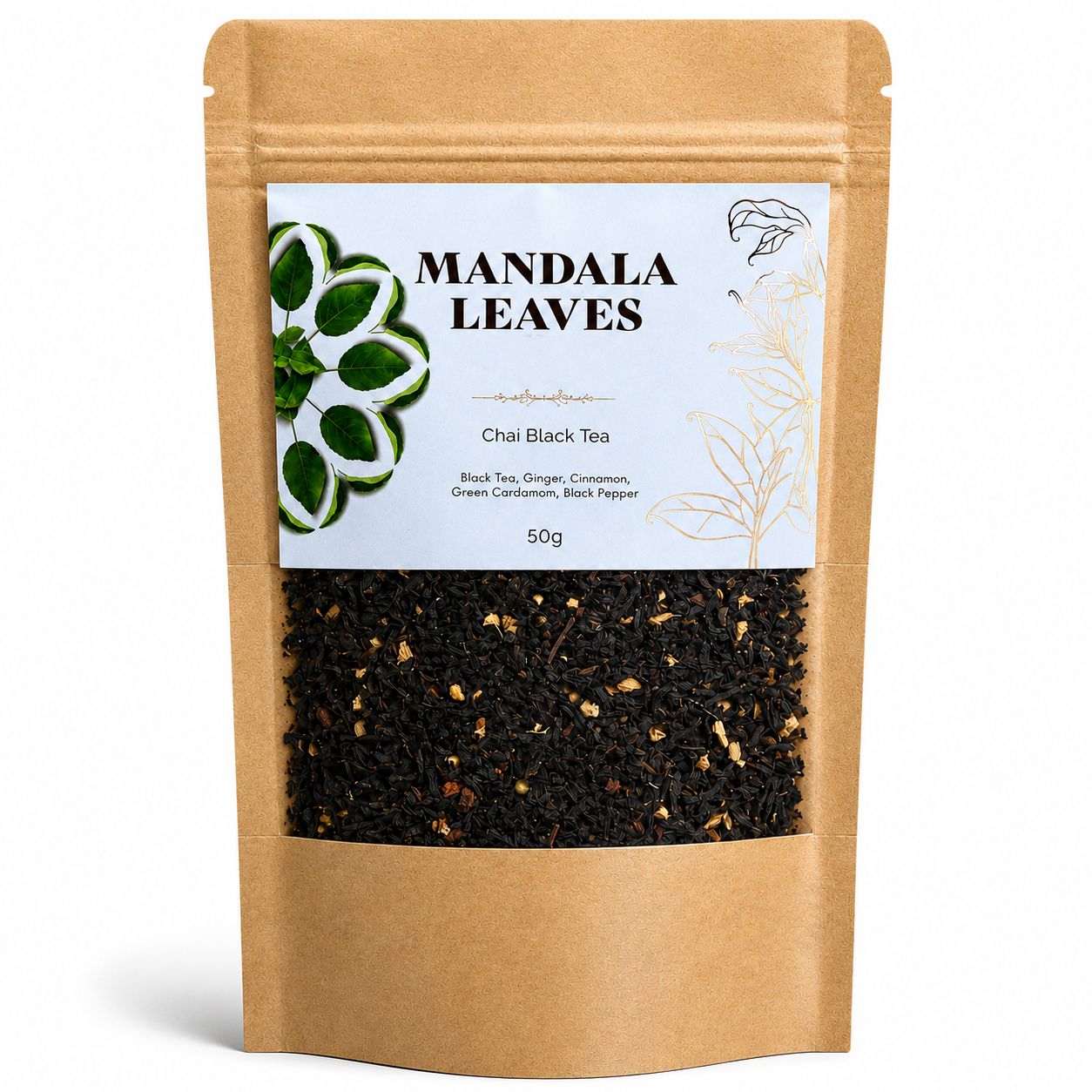 Organický Chai černý čaj – bio kořeněný černý čaj 50 g