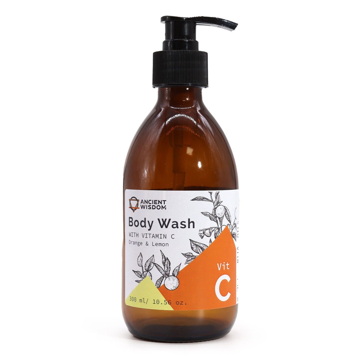 Sprchový gel s vitaminem C – pomeranč & citron – 300 ml