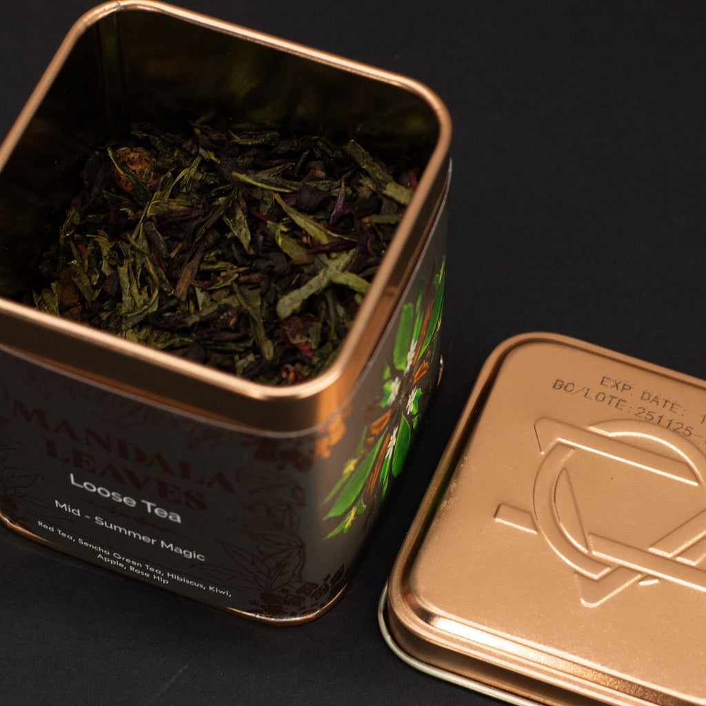 Čajová směs Pu Erh a Sencha s jahodou a kiwi | 50 g