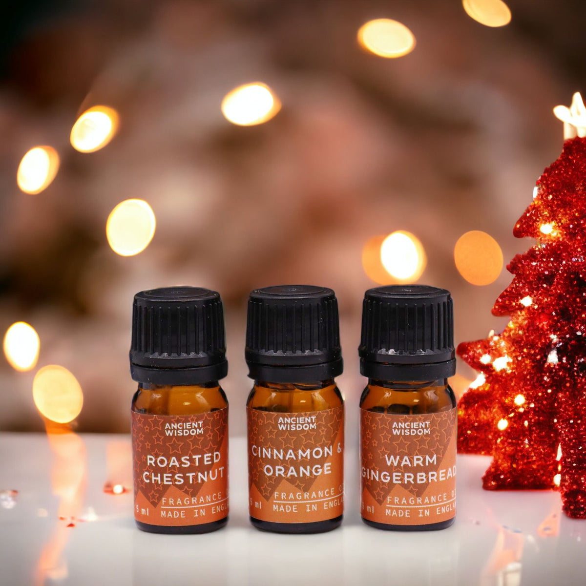 Festive Delights – Vánoční sada vonných olejů 12 × 5 ml