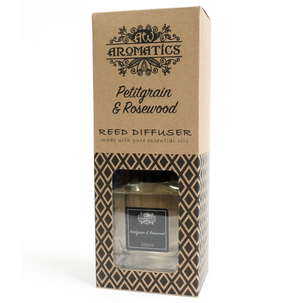 Aroma difuzér s esenciálními oleji Petitgrain & Růžové dřevo 200 ml