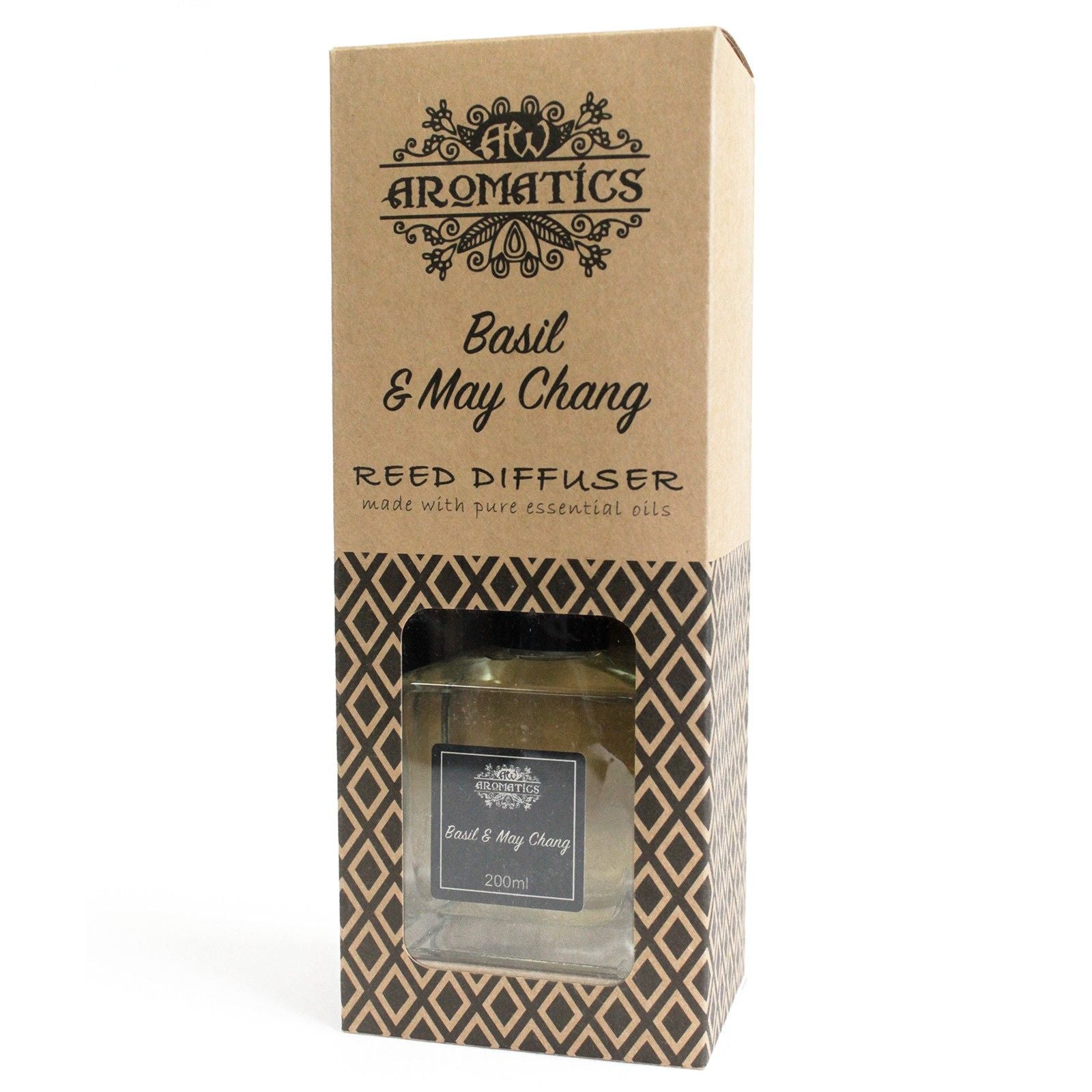 Aroma difuzér s esenciálními oleji Bazalka & May Chang 200 ml