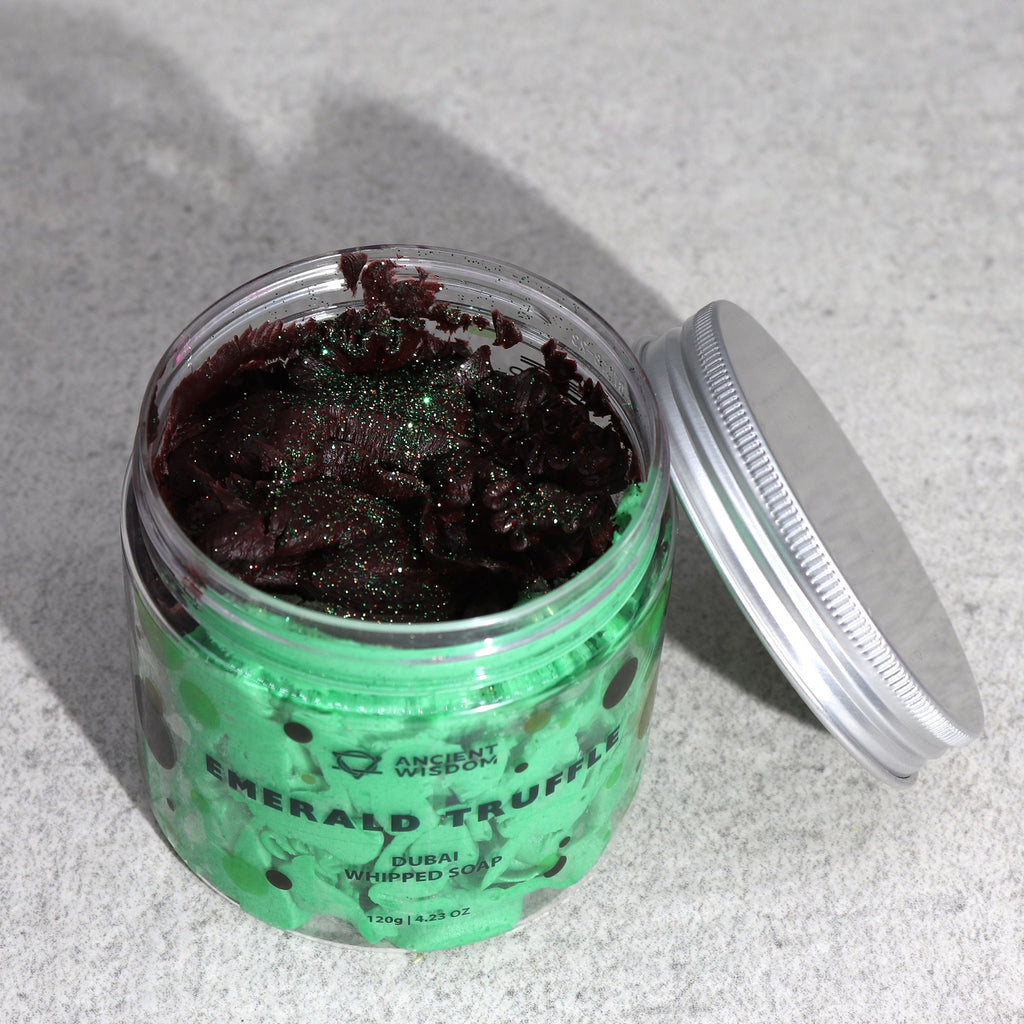 Šlehané mýdlo Dubai Emerald Truffle 120 g