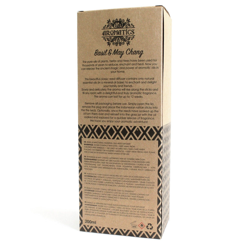 Aroma difuzér s esenciálními oleji Bazalka & May Chang 200 ml