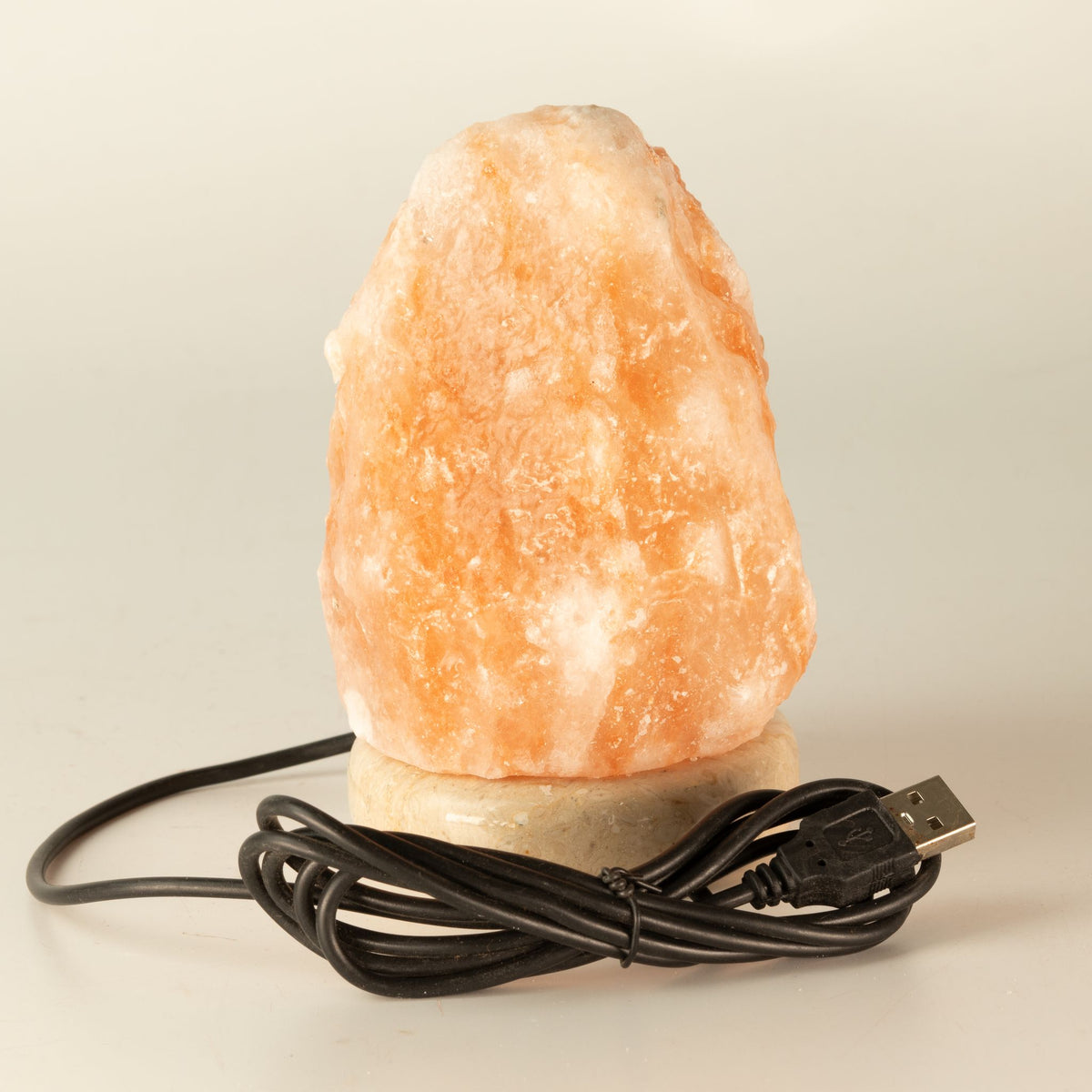 Himalájská solná USB lampa s měnícími se barvami – 11,5 cm | Přírodní krystal