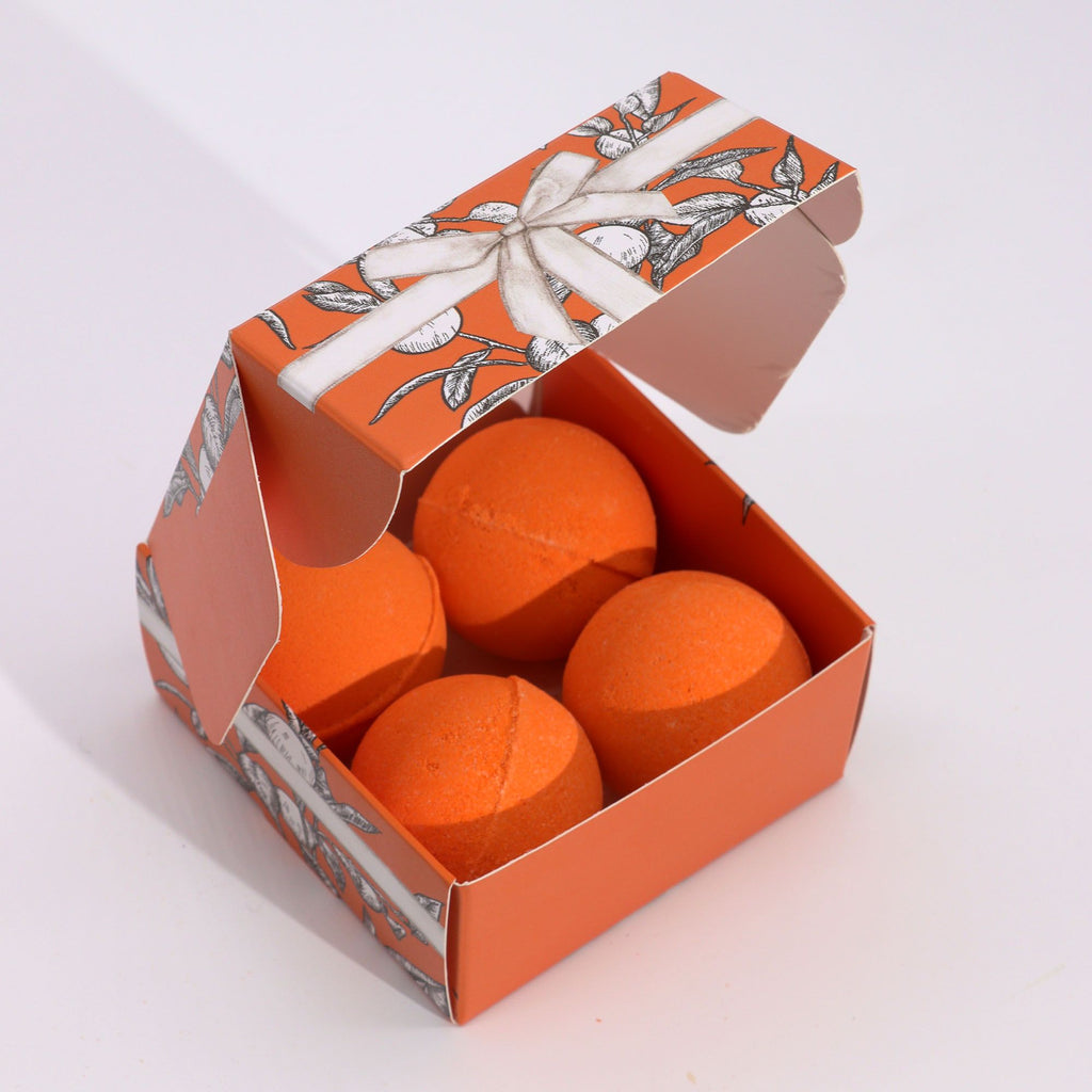 Šumivé bomby do koupele s vitaminem C – Citrus Quartet – 4 × 115 g