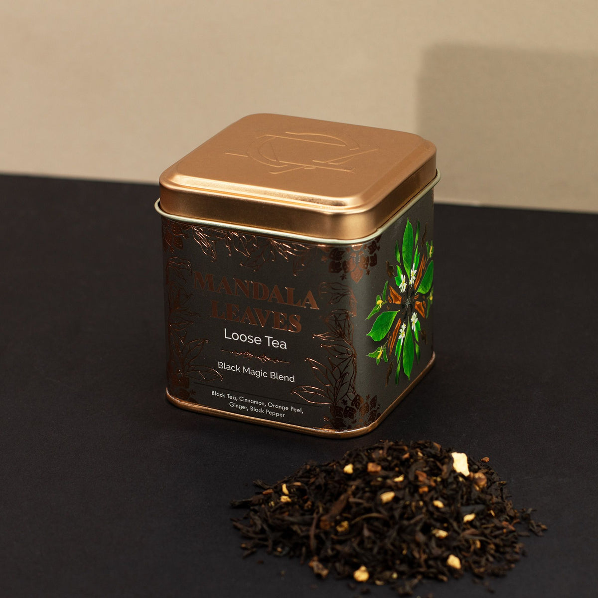 Černý čaj Black Magic – kořeněná směs se skořicí, zázvorem a pomerančem | 50 g