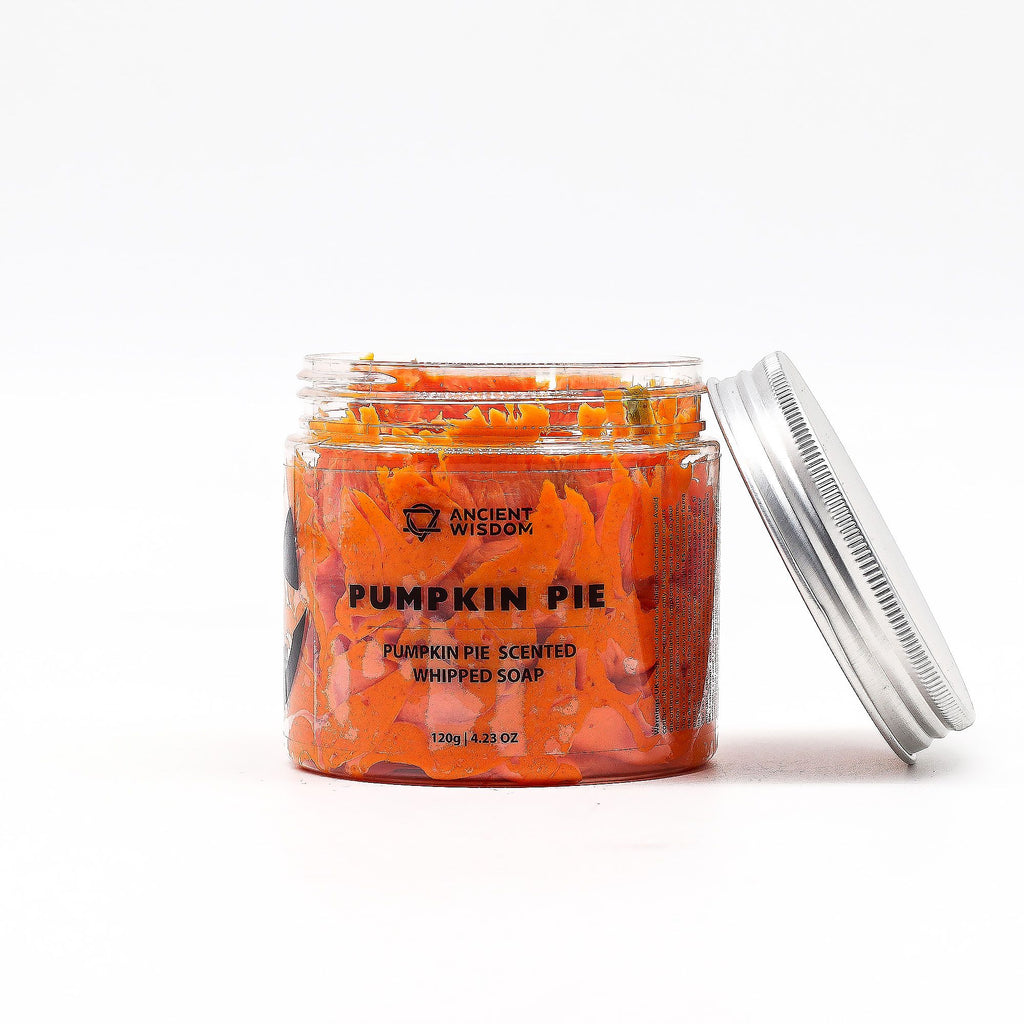 Šlehané tělové mýdlo Pumpkin Pie – dýně, skořice a hřebíček | 120 g