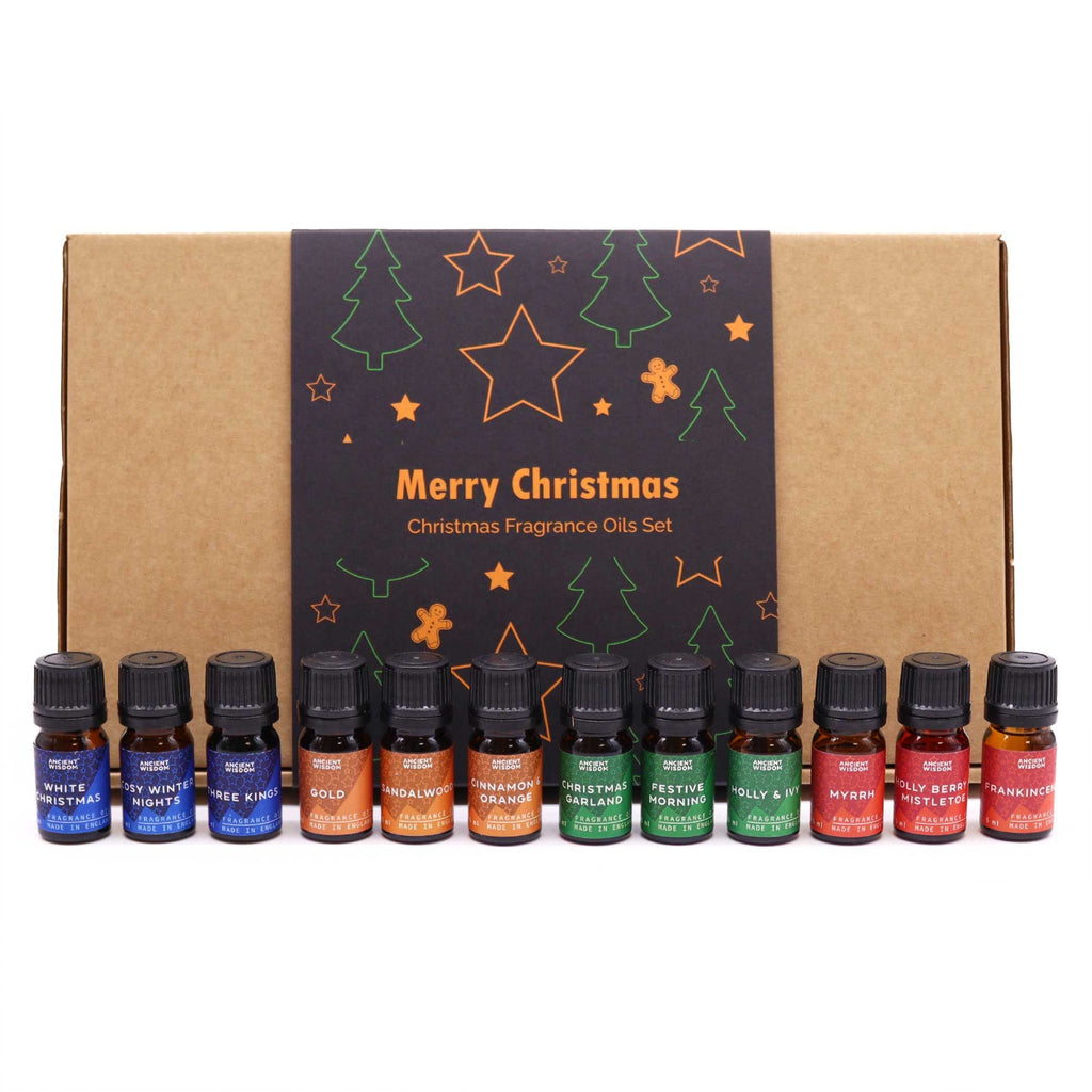 Holy Scents of Christmas – Vánoční sada vonných olejů 12 × 5 ml