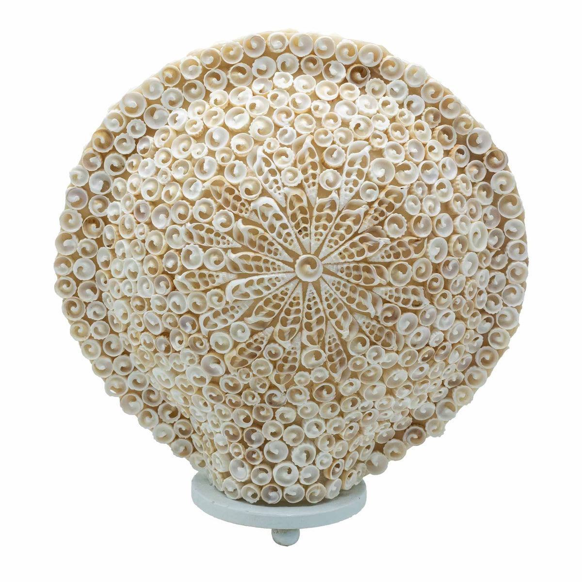 Boho Sea Shell – Ručně vyráběná lampa z mořských mušlí Cut Art Shell Round 30 cm