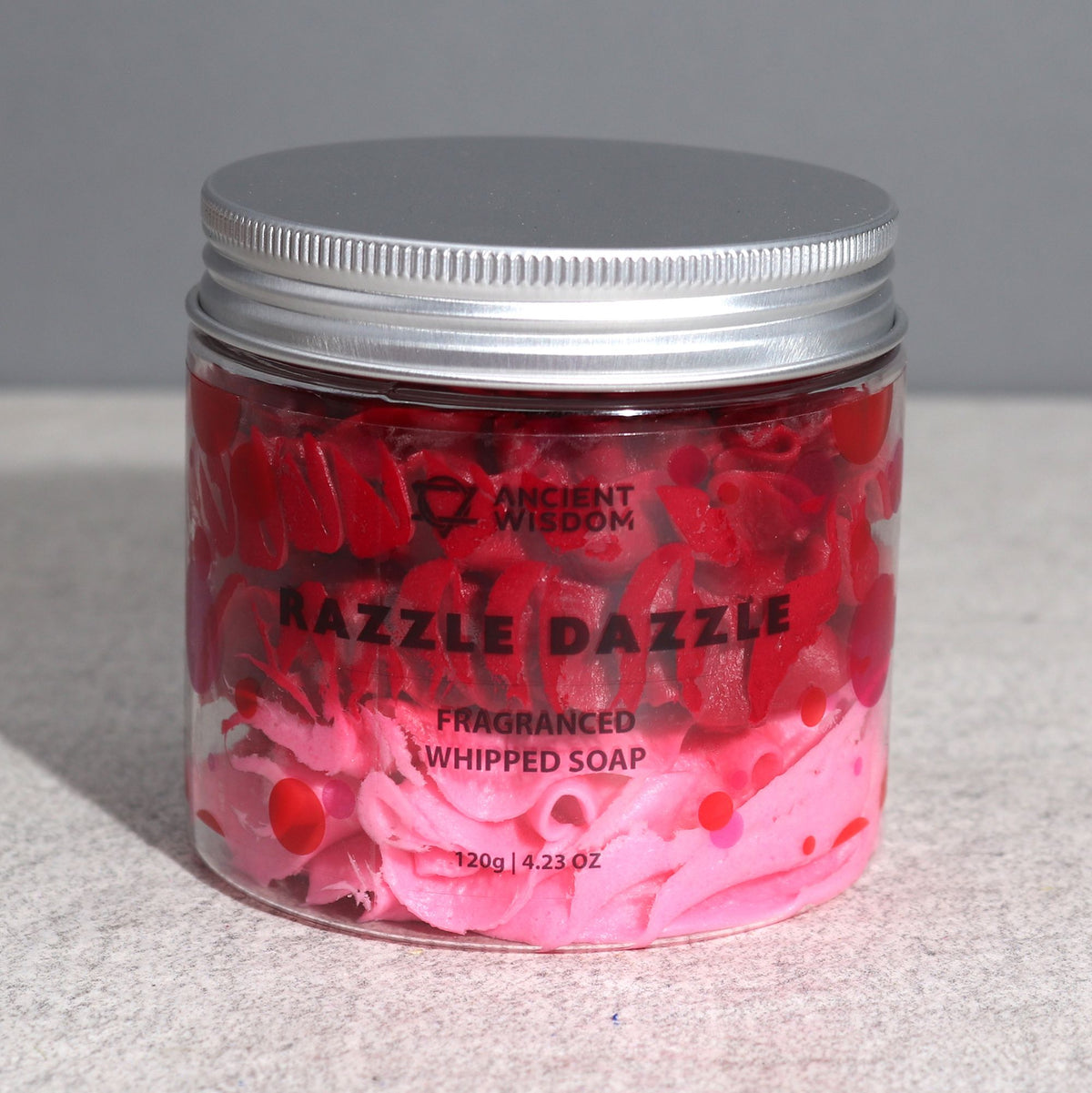 Šlehané tělové mýdlo Ancient Wisdom – Razzle Dazzle, 120 g
