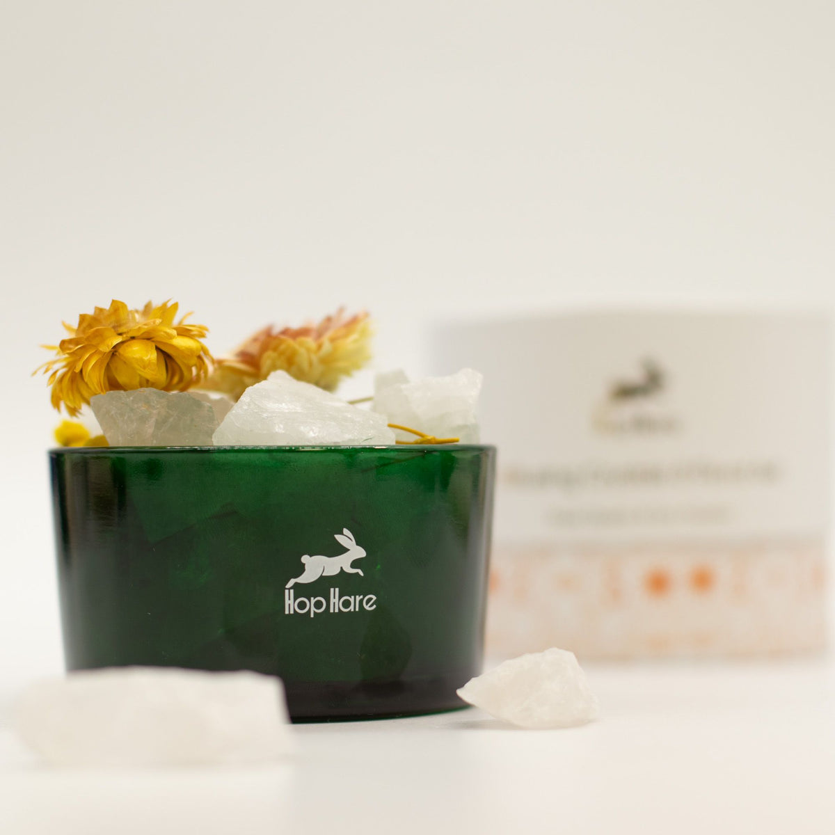 Hop Hare aroma difuzér s krystaly a květy – The Lion – Křišťál