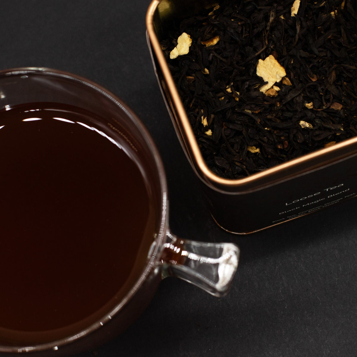 Černý čaj Black Magic – kořeněná směs se skořicí, zázvorem a pomerančem | 50 g