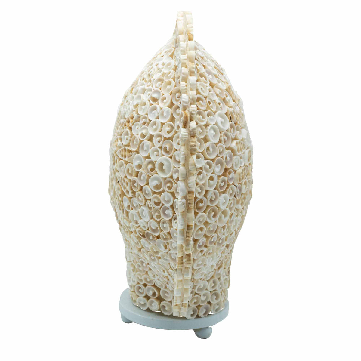 Boho Sea Shell – Ručně vyráběná lampa z mořských mušlí Cut Art Shell Round 30 cm