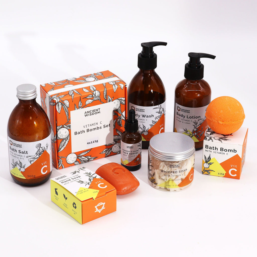 Sprchový gel s vitaminem C – pomeranč & citron – 300 ml