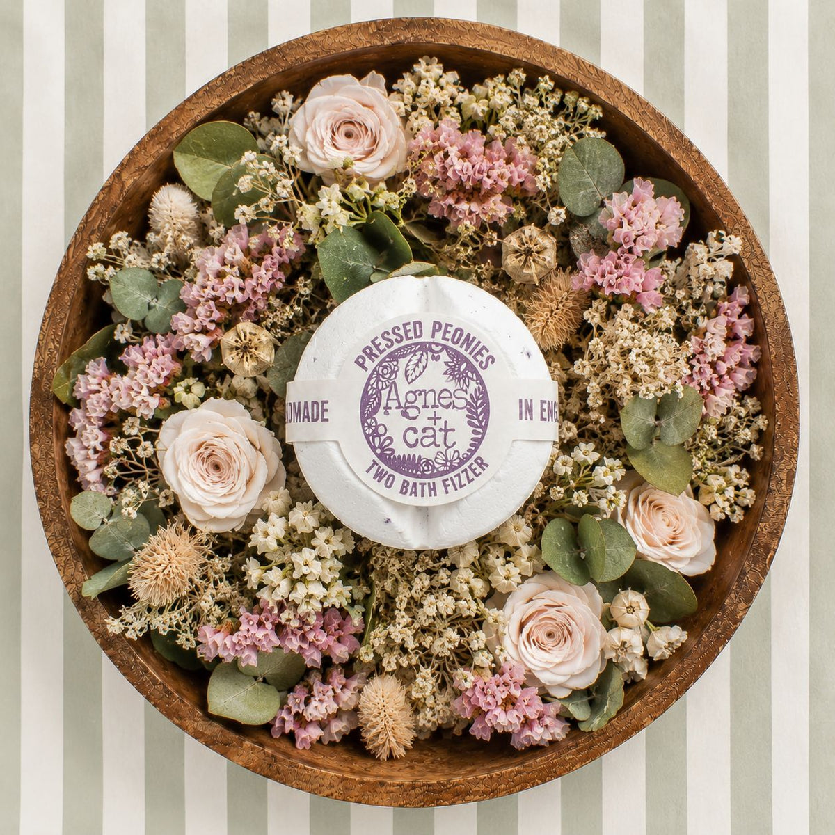 Agnes + Cat Secret Garden – dárková sada koupelových bomb 3 ks