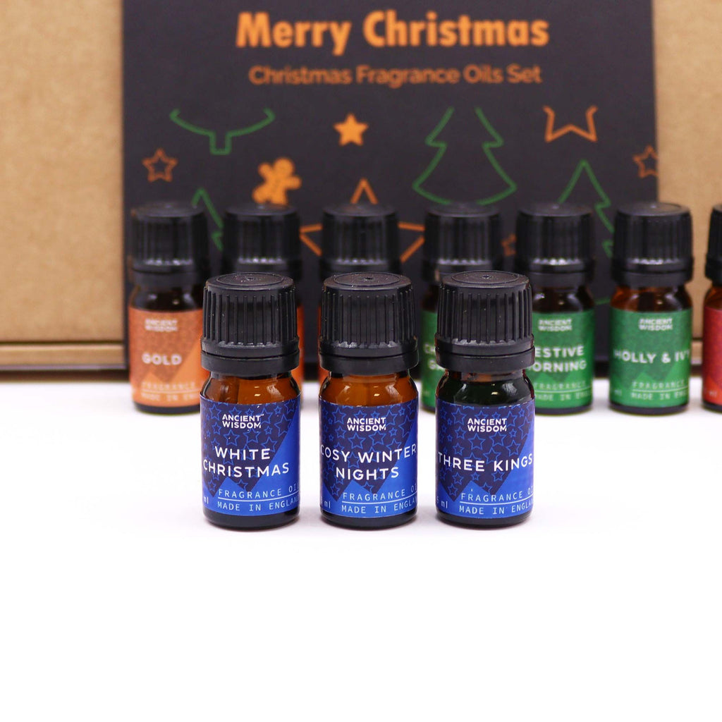 Holy Scents of Christmas – Vánoční sada vonných olejů 12 × 5 ml
