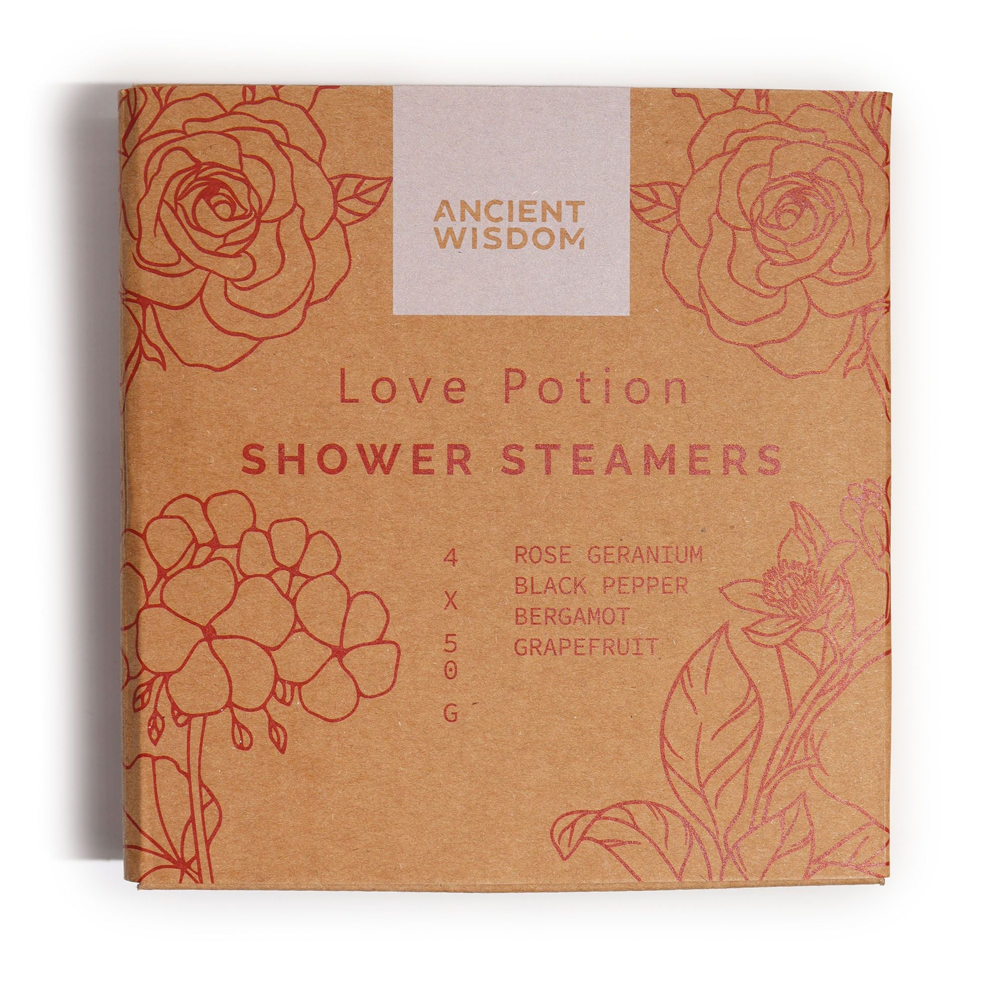 Sprchové aromaterapeutické tablety Zen – Love Potion 4 ks