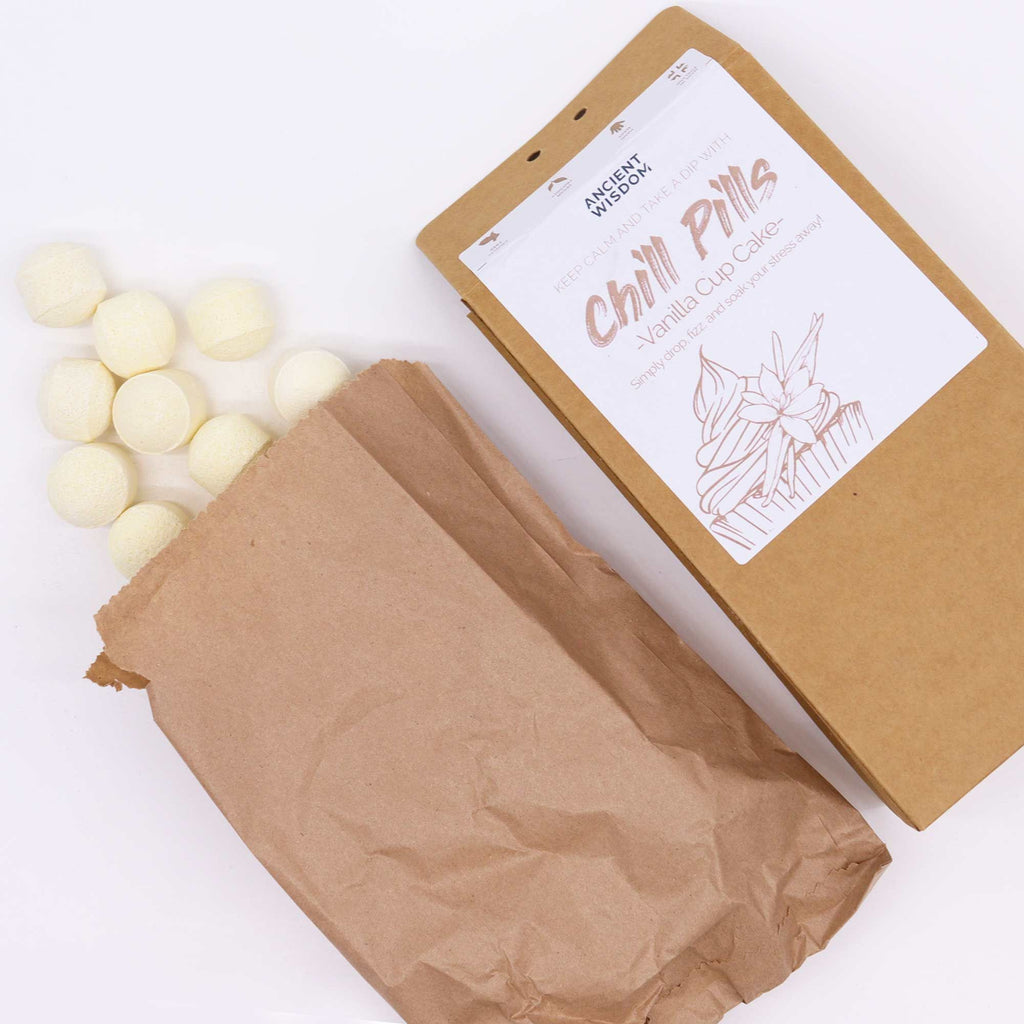 Šumivé koupelové tablety Vanilla Cupcake 350 g