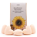 Dárková sada šumivých srdíček Sunflower Serenity – mučenka, 5 ks, 350 g