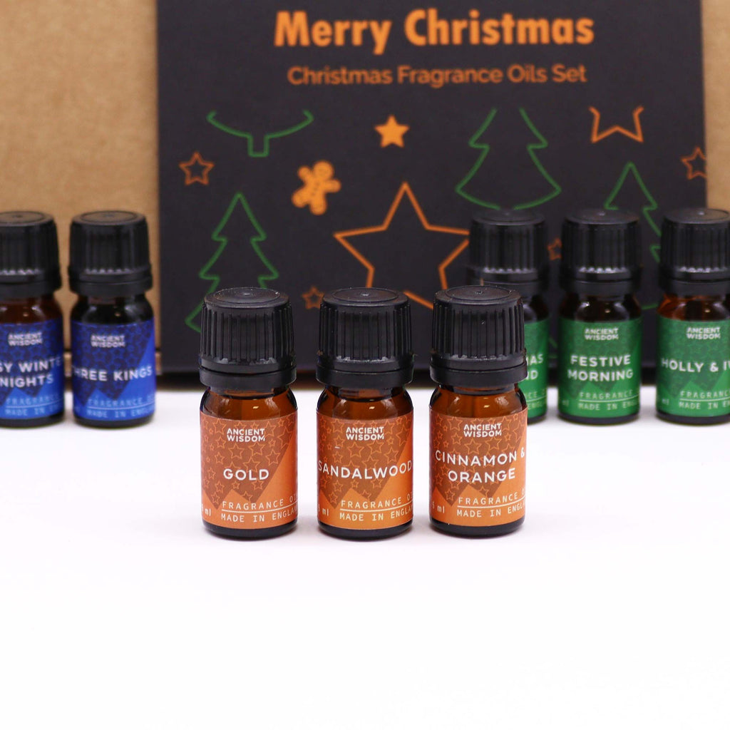 Holy Scents of Christmas – Vánoční sada vonných olejů 12 × 5 ml