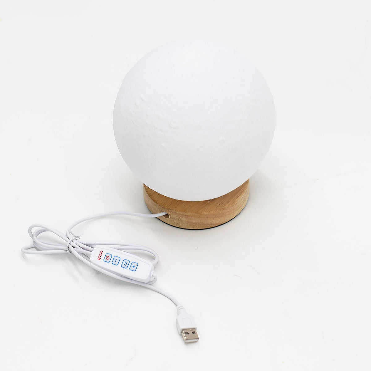 New Wave Moon – Designová lampa Měsíc s USB napájením a 3 úrovněmi jasu
