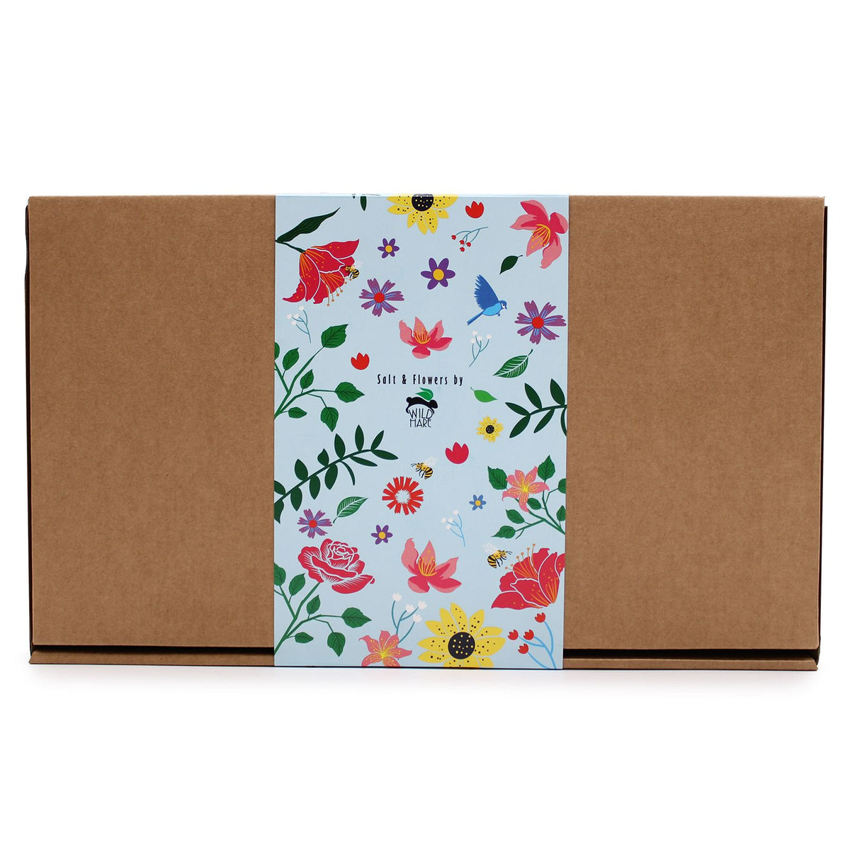 Wild Hare dárková koupelová sada Salt & Flowers – Total Unwind