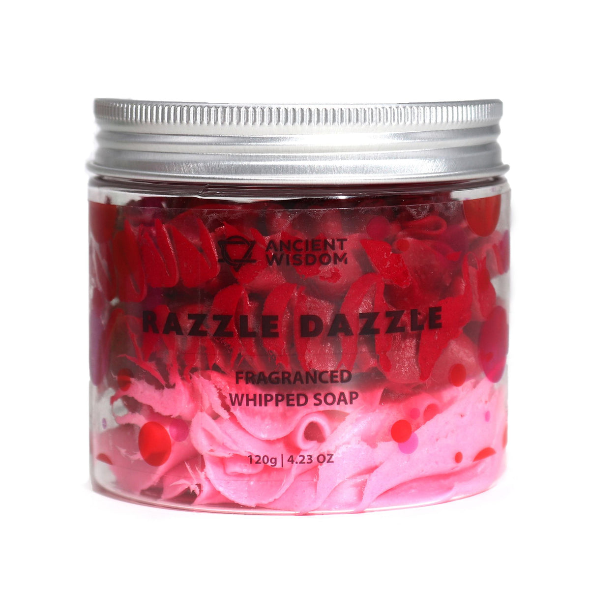 Šlehané tělové mýdlo Ancient Wisdom – Razzle Dazzle, 120 g