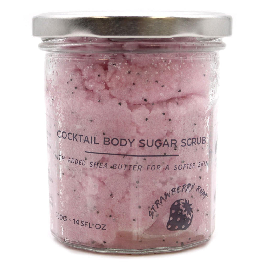 Cukrový tělový peeling Strawberry Rum – 300 g