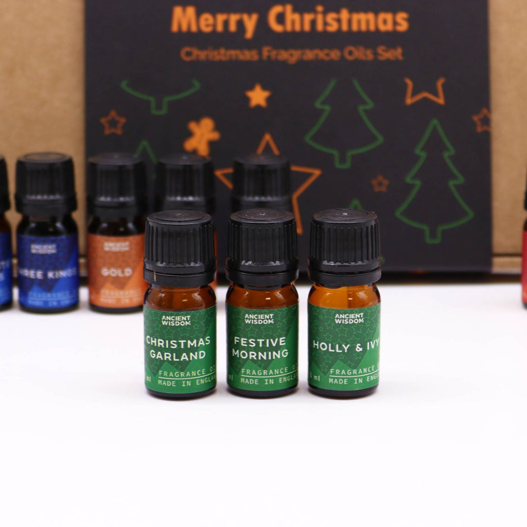 Holy Scents of Christmas – Vánoční sada vonných olejů 12 × 5 ml