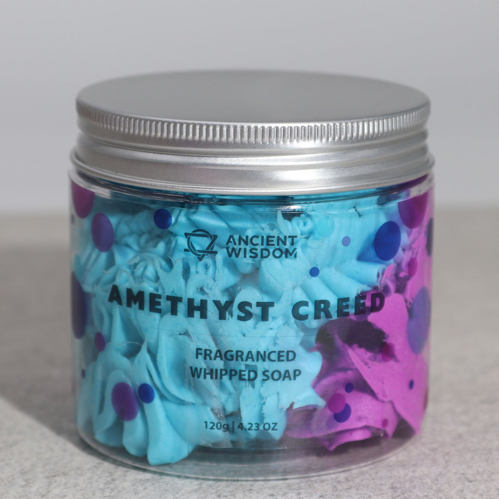 Šlehané mýdlo Amethyst Creed 120 g