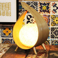 Přírodní lampa z kokosového listu