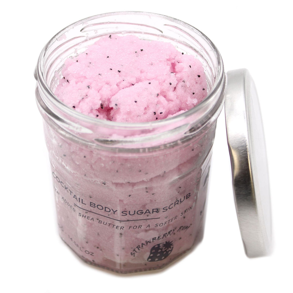 Cukrový tělový peeling Strawberry Rum – 300 g