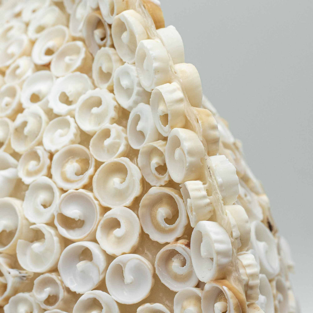 Boho Sea Shell – Ručně vyráběná lampa z mořských mušlí Cut Art Shell Round 30 cm