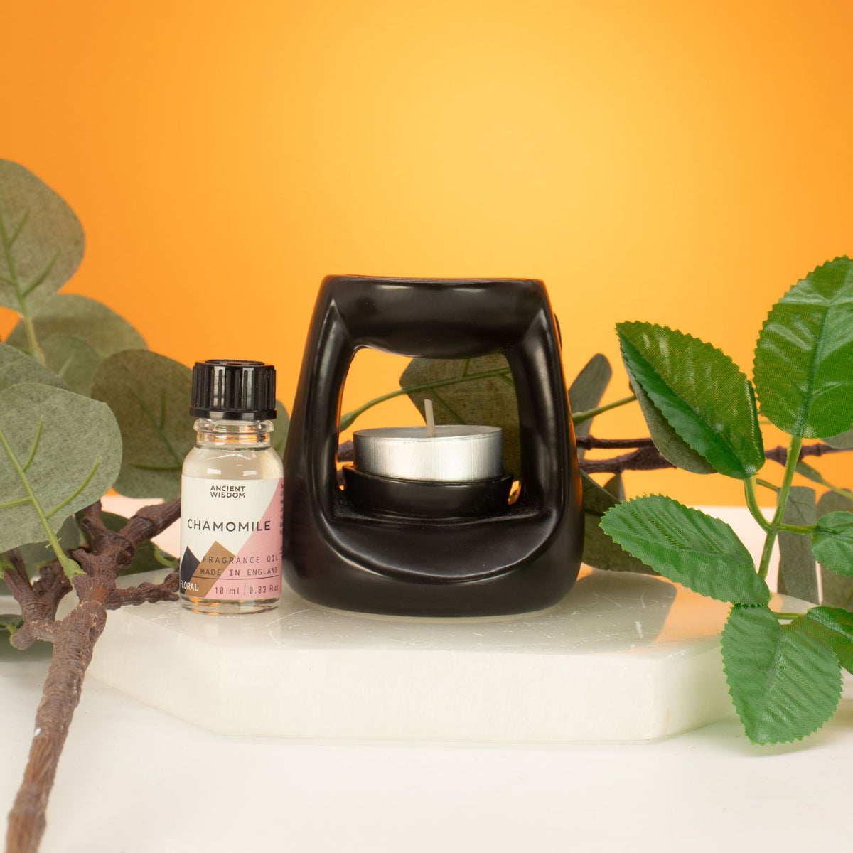 Keramická aromalampa Zen – Small Classic, matná černá