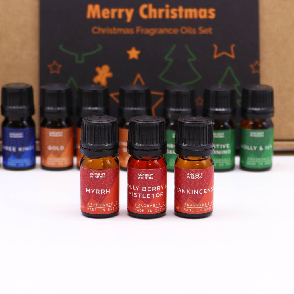 Holy Scents of Christmas – Vánoční sada vonných olejů 12 × 5 ml