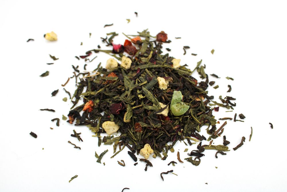 Letní magie – sypaný čaj s Pu Erh, Senchou a ovocem 1 kg