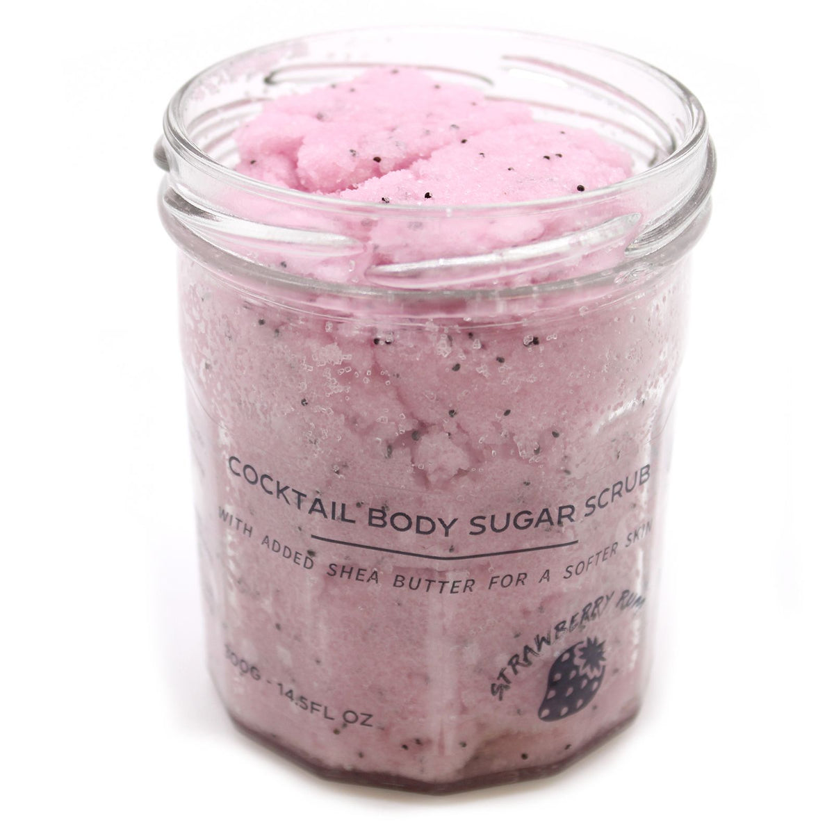 Cukrový tělový peeling Strawberry Rum – 300 g