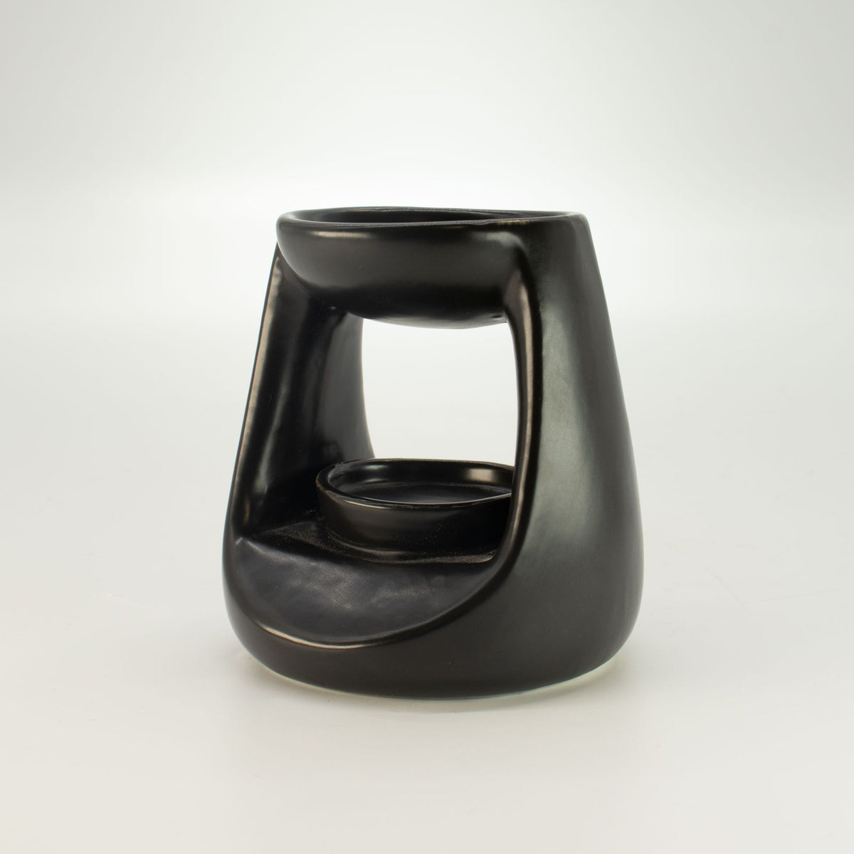Keramická aromalampa Zen – Small Classic, matná černá