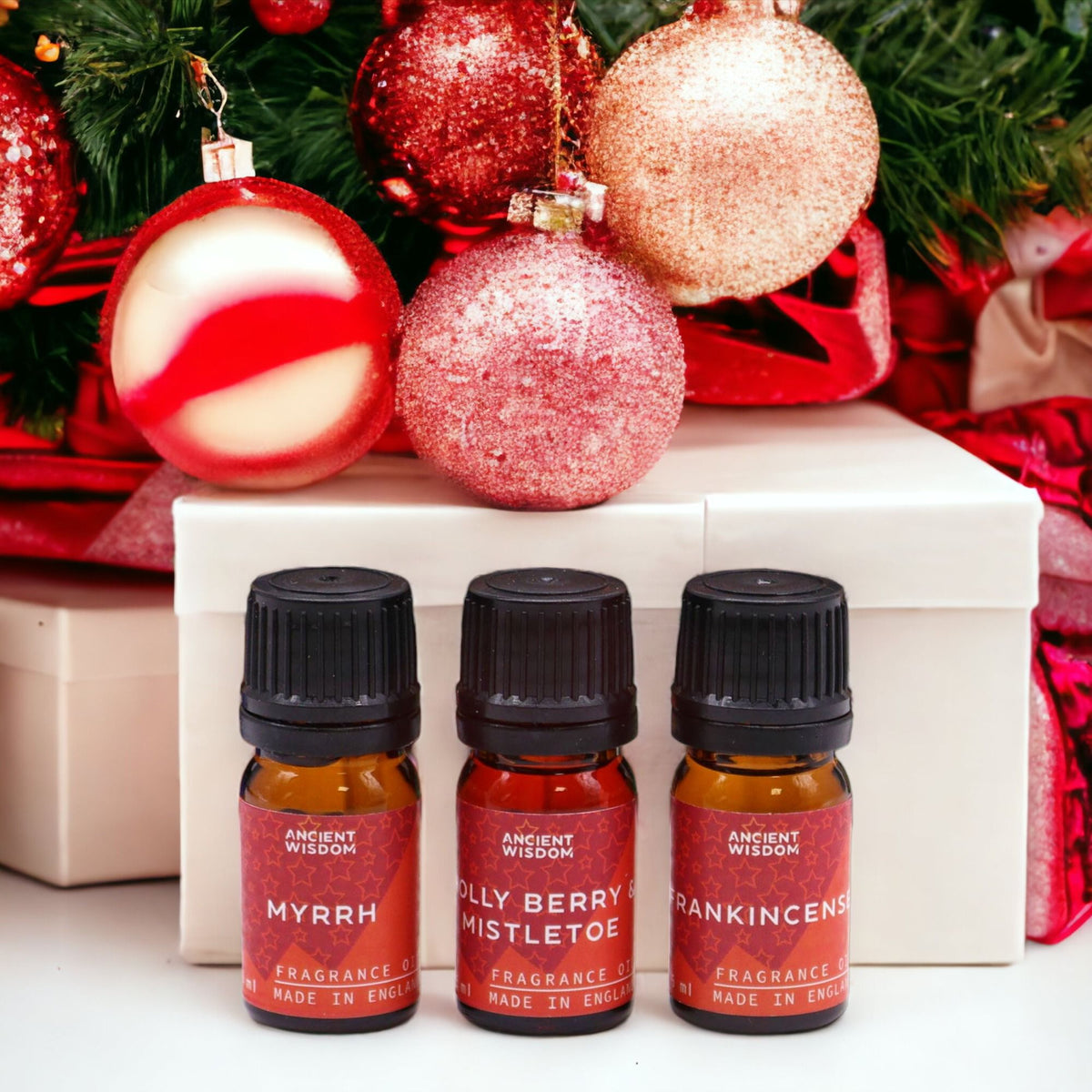 Holy Scents of Christmas – Vánoční sada vonných olejů 12 × 5 ml