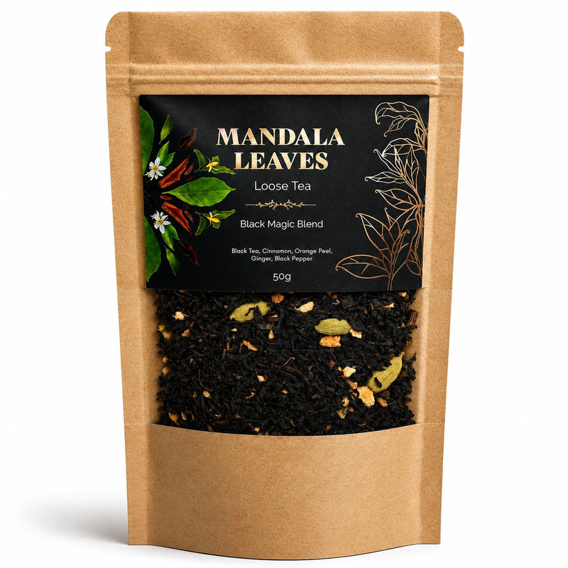 Black Magic – kořeněný černý čaj s pomerančem a kardamomem 50 g