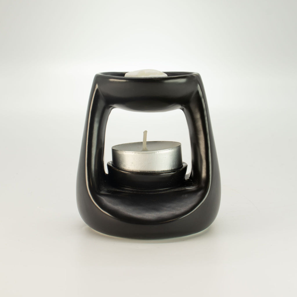 Keramická aromalampa Zen – Small Classic, matná černá